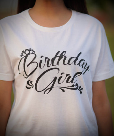 Women's White Graphic Cotton T-shirt