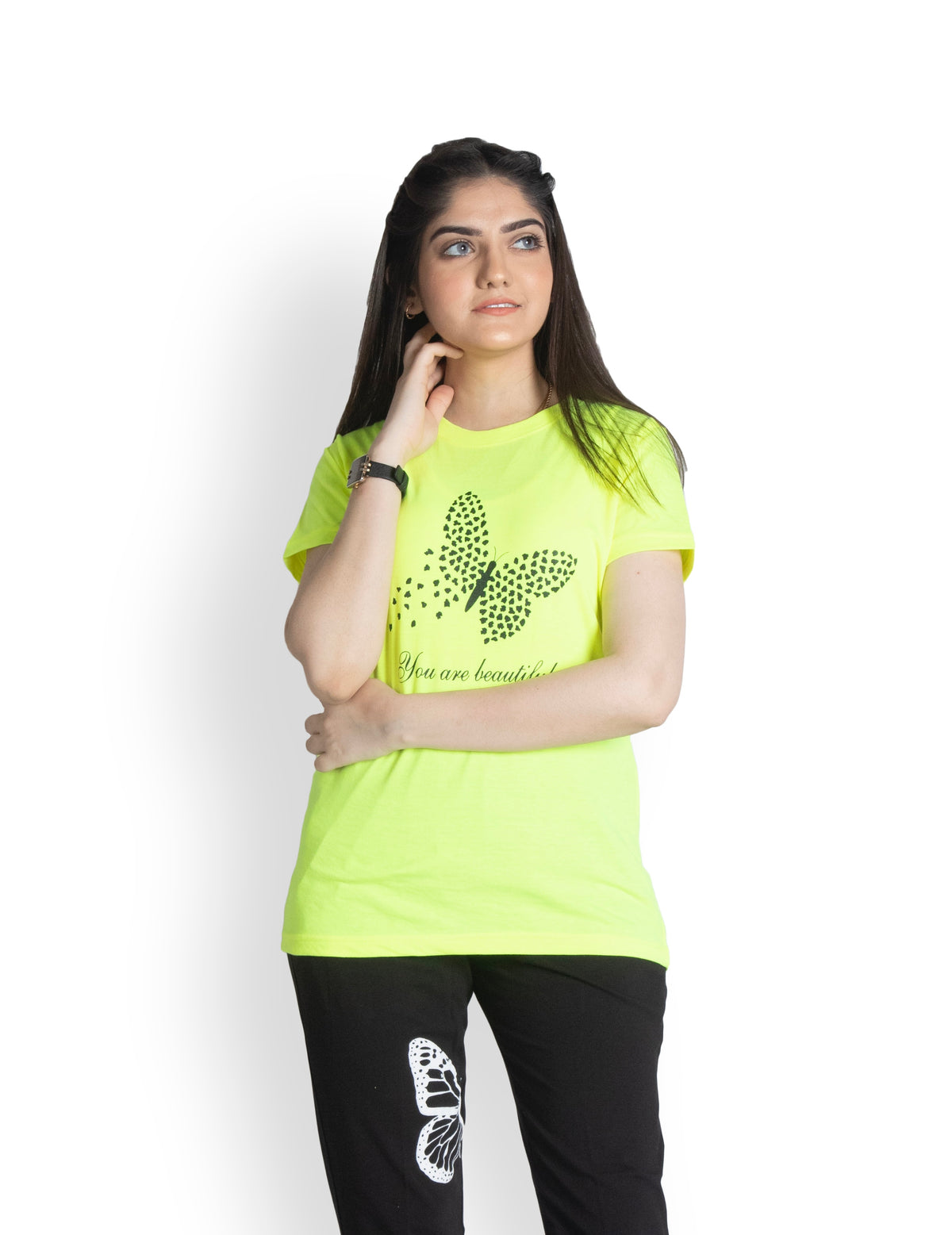 Women's Cotton Neon T-shirt