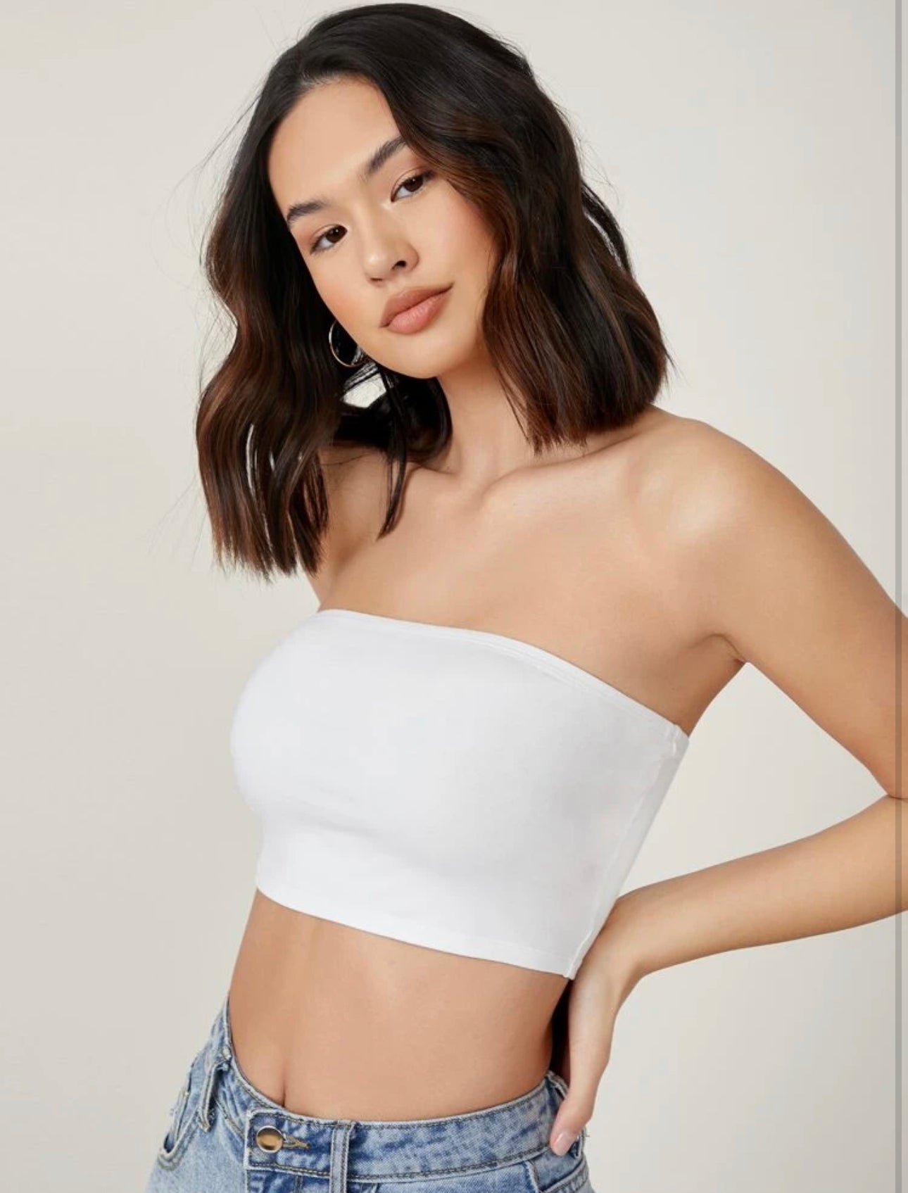 Teen Solid Pack of 2 Rib Fitted Tube Tops