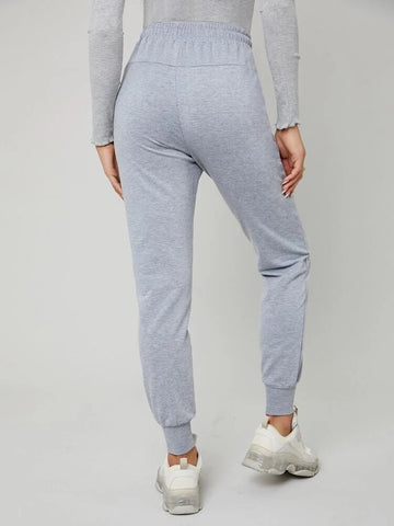 Teen Grey Cotton Slim Fit Sweatpant