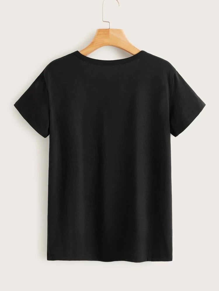 Plain black t shirt baby - Main Image